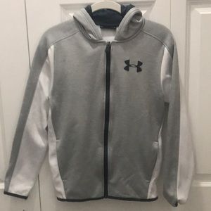 Under Armor zip up hoodie.